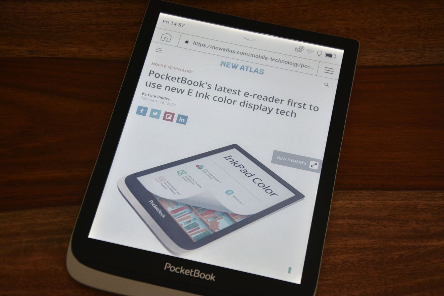 Review Reading in color with the PocketBook InkPad Color