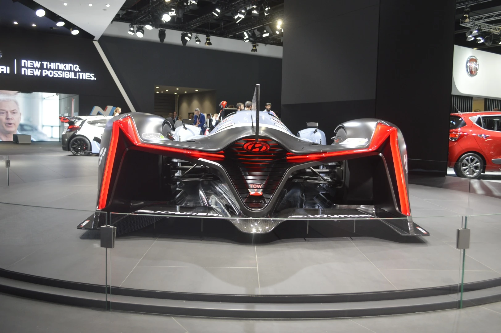 The N 2025 Vision Gran Turismo is described as looking like a floating jet fighter