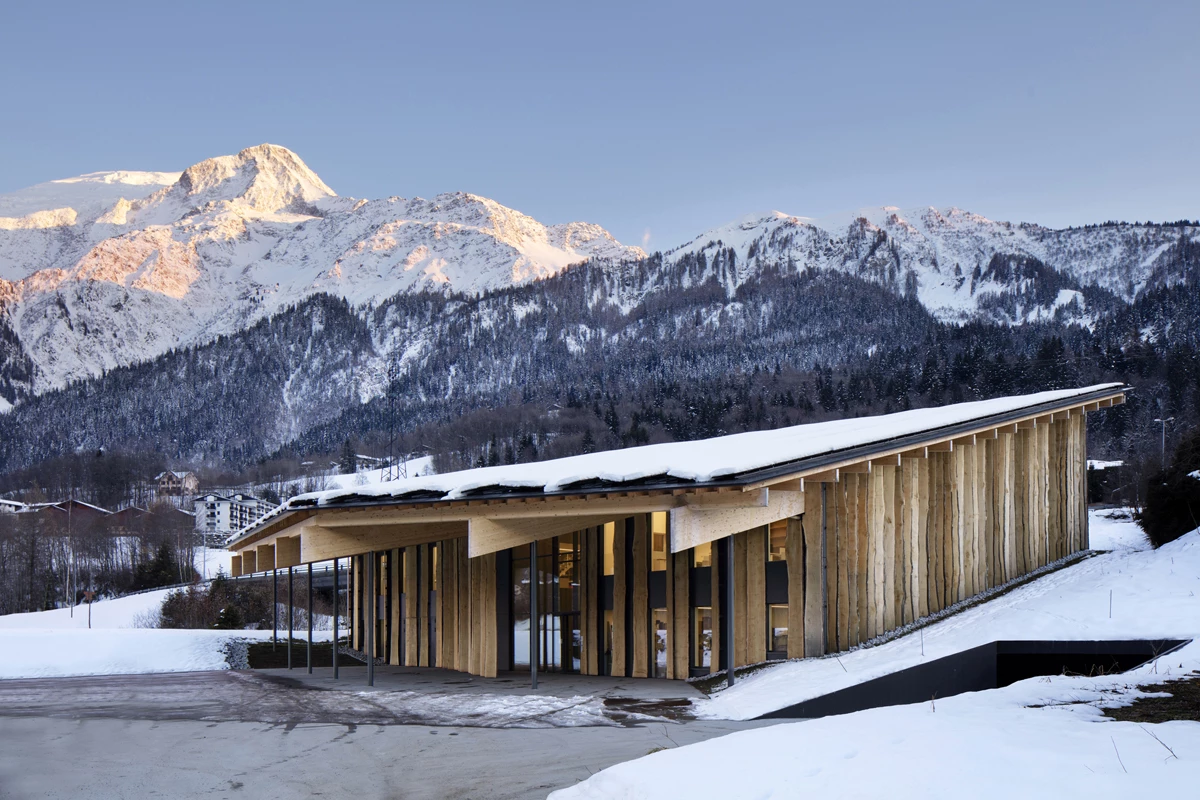 Mont-Blanc Base Camp in Les Houches, France. By Kengo Kuma & Associates