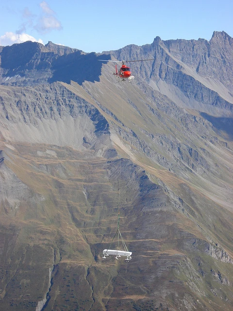 LEAP modules are built entirely off-site, ready to be transported by helicopter to the summit of choice (image: LEAPfactory)