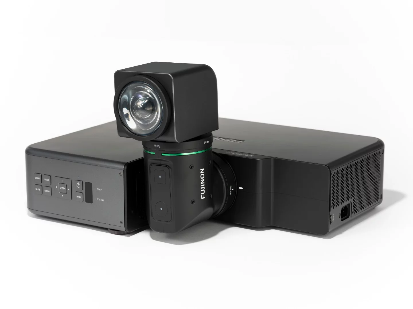 There’s no official name, nor pricing details for Fujifilm's rotating projector just yet