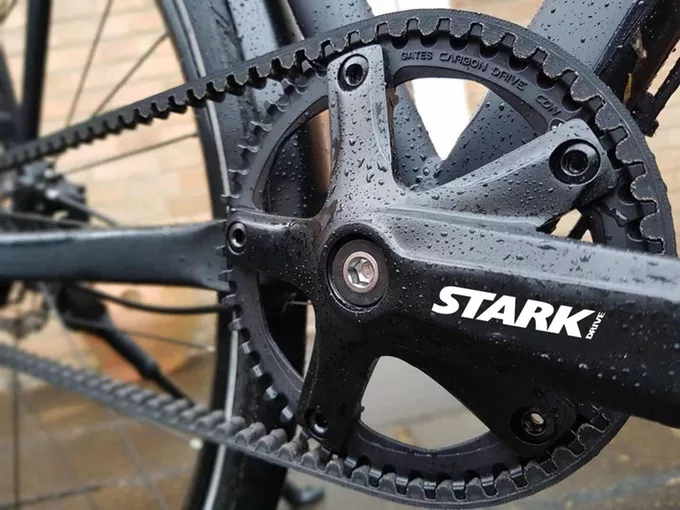 The Startk Drive Mini can come with belt or chain drive
