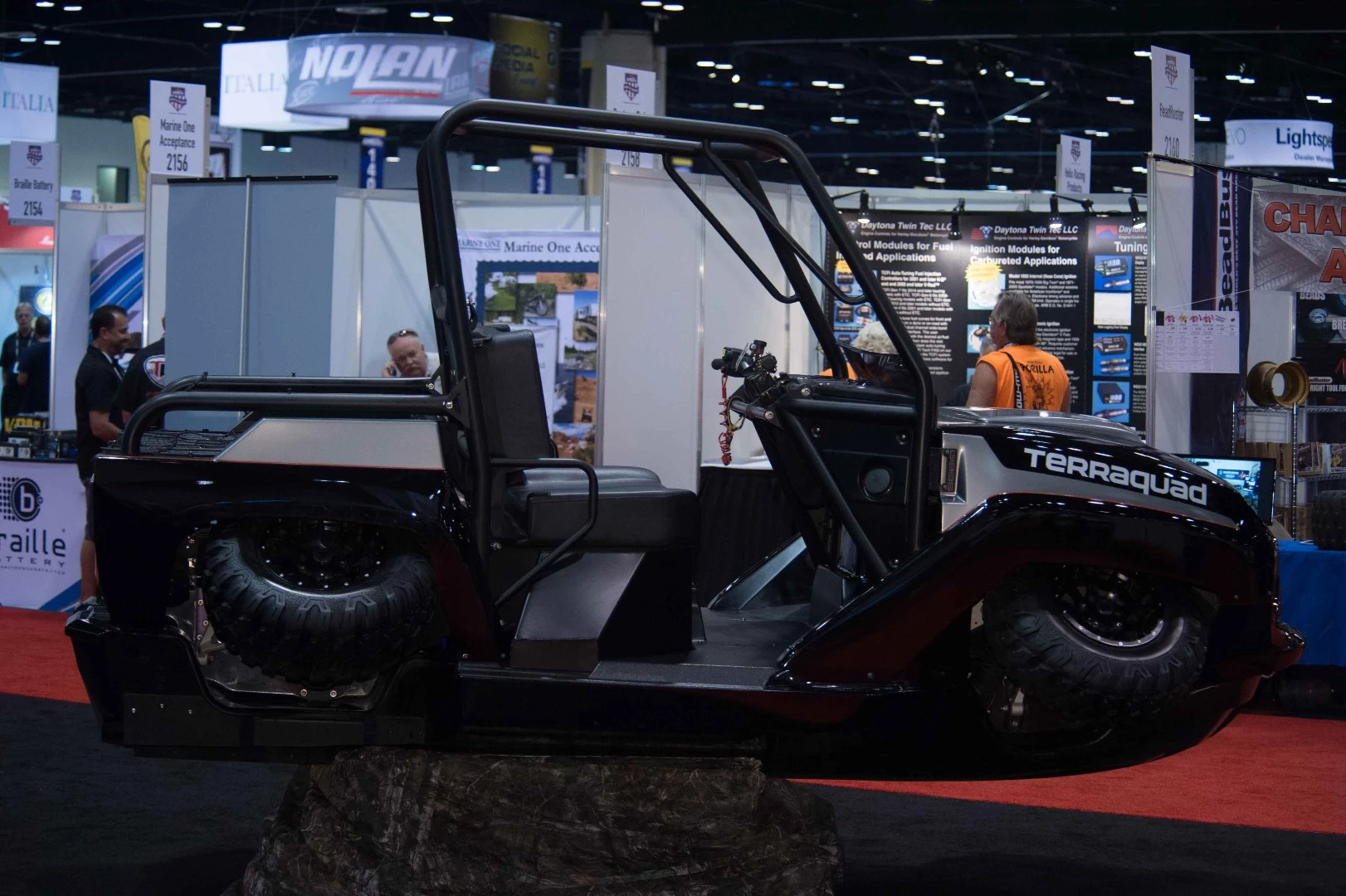 Gibbs Terraquad: those wheels travel a long way as they're being folded up and out of the way
