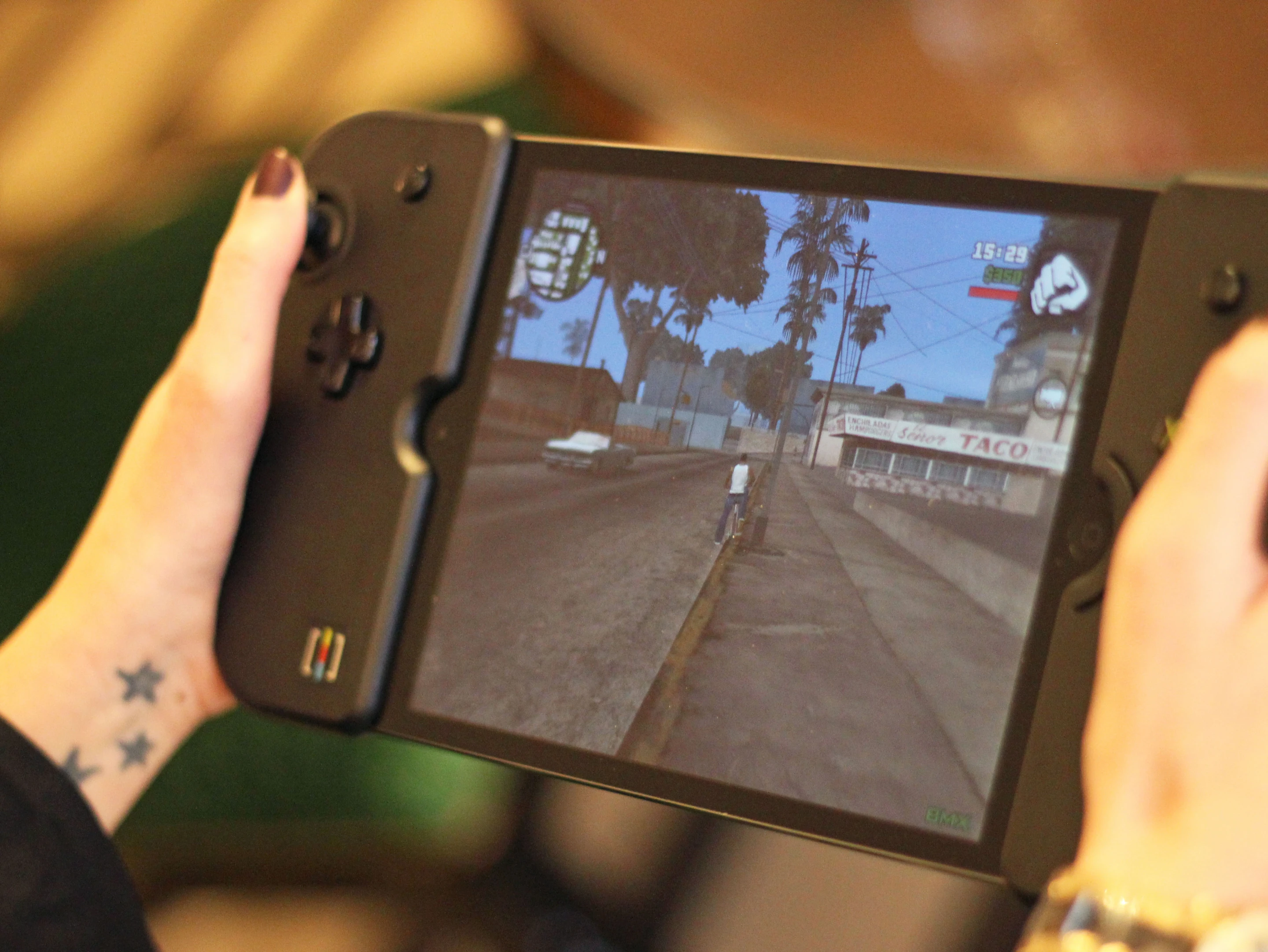 GTA: San Andreas on the iPad mini 2 (Photo: Will Shanklin/Gizmag.com)