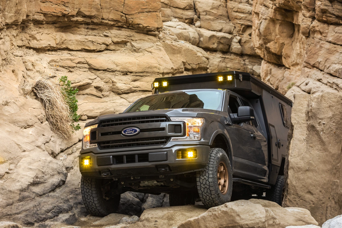 The Enduro SuperTourer works its way through terrain that would take out a larger or less capable camper