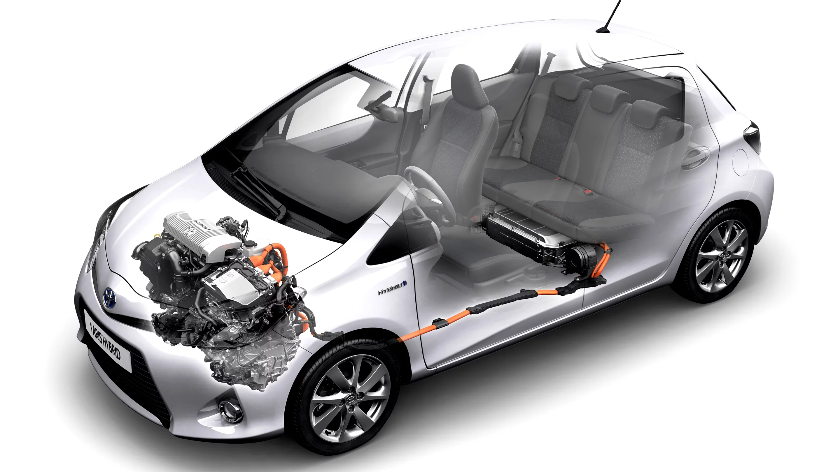 The 1.5-litre Atkinson cycle petrol engine weighs 16.5 kg less and is 10 per cent smaller than the 1.8-litre unit used in the Prius and Auris.