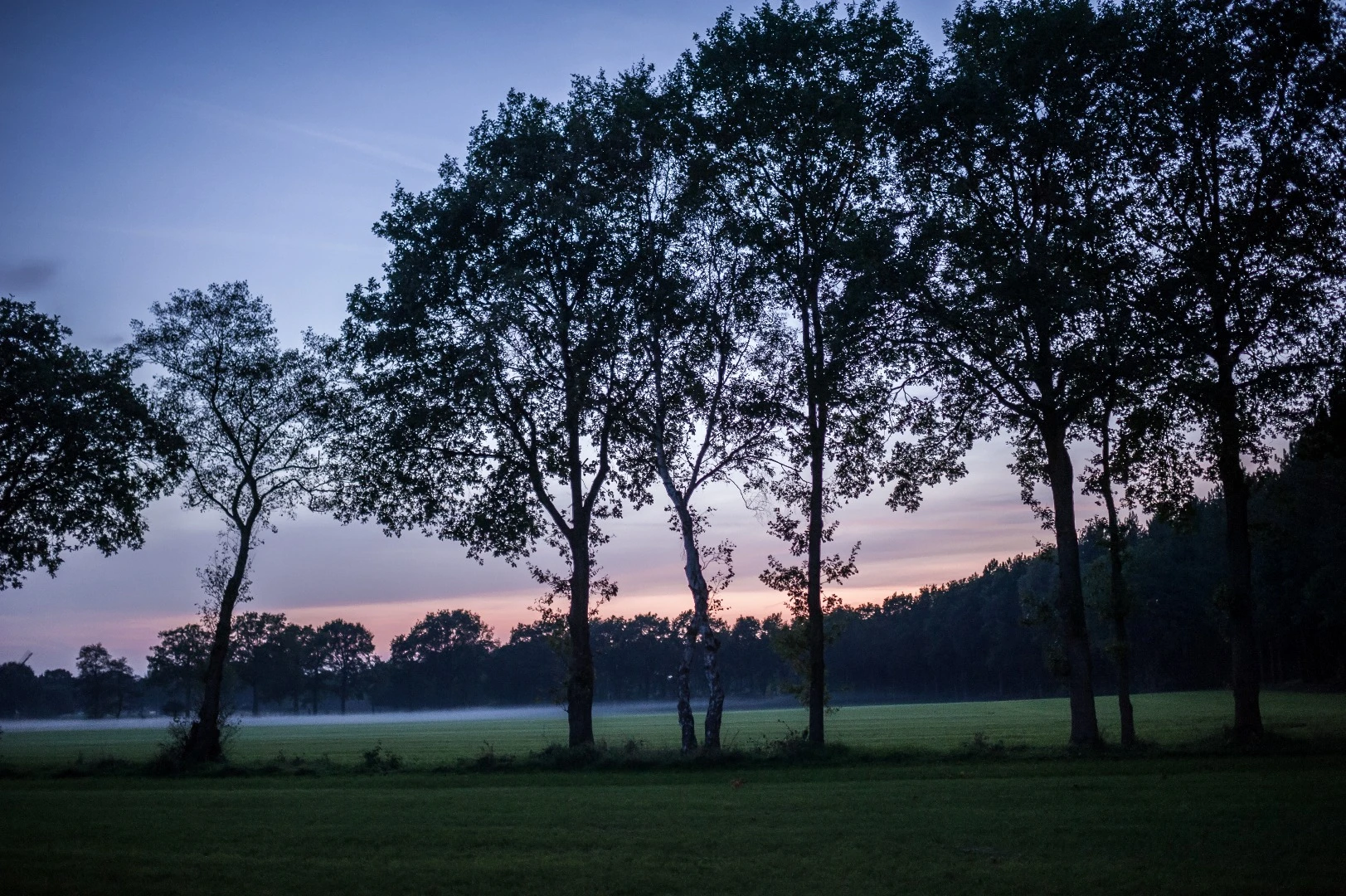Scenery surrounding one of Belgium's Slow Cabins
