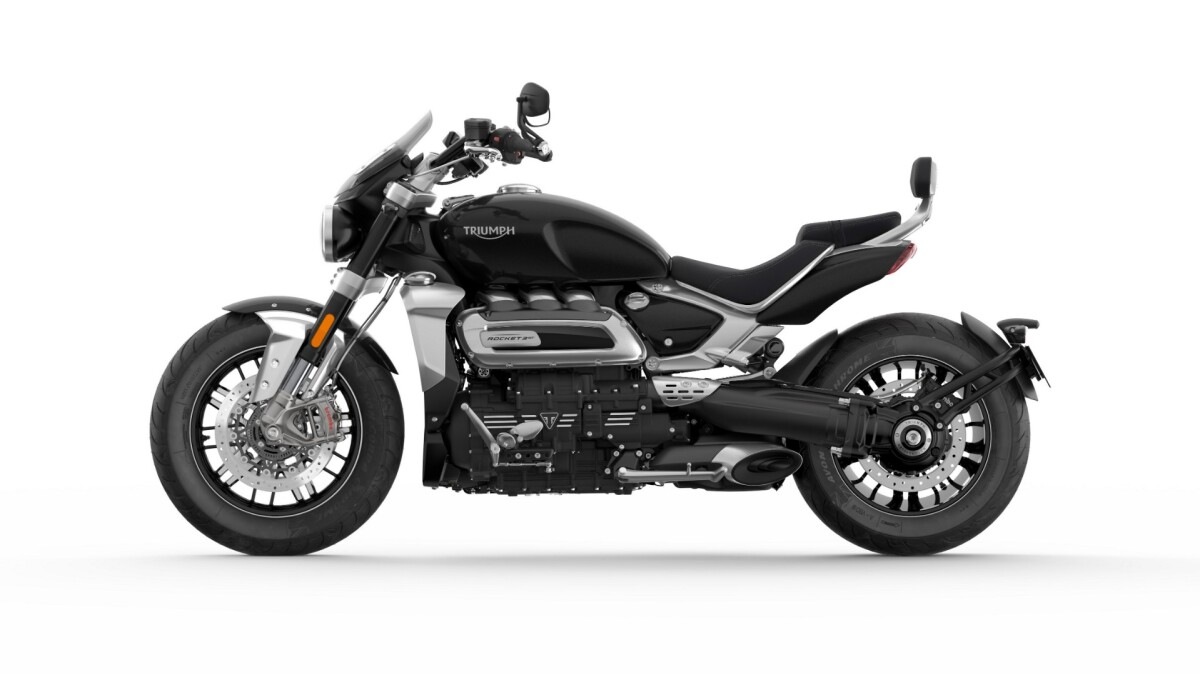 The 2020 Triumph Rocket 3 GT in Phantom Black