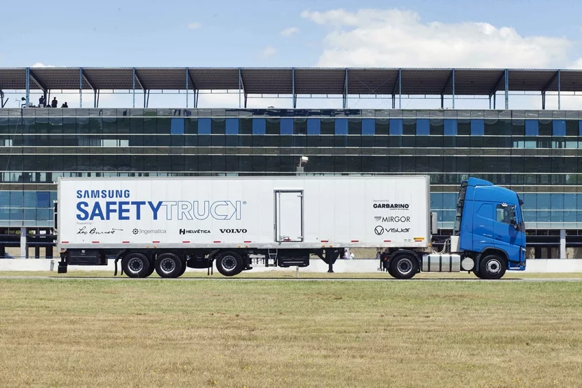 The electronics giant will carry out four months of reliability testing of its Safety Truck