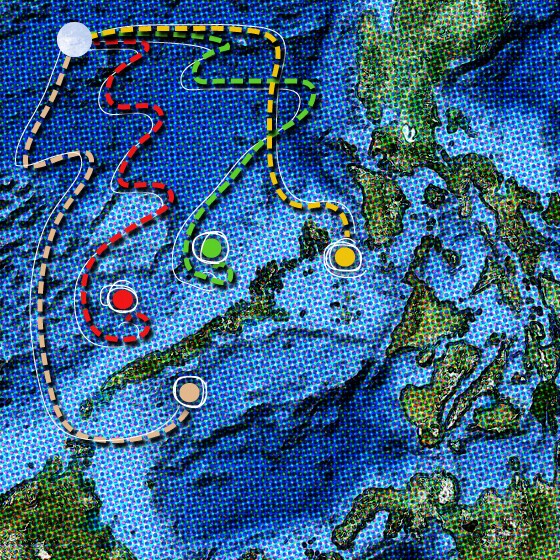 The MIT system allows multiple AUVs to follow the currents to reach different targets, while also avoiding obstacles