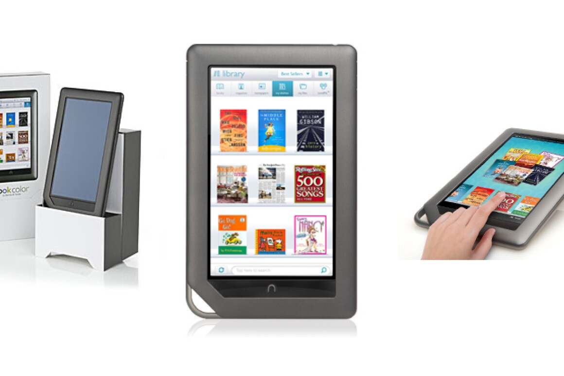 Barnes Noble Unveils Nookcolor E Reader