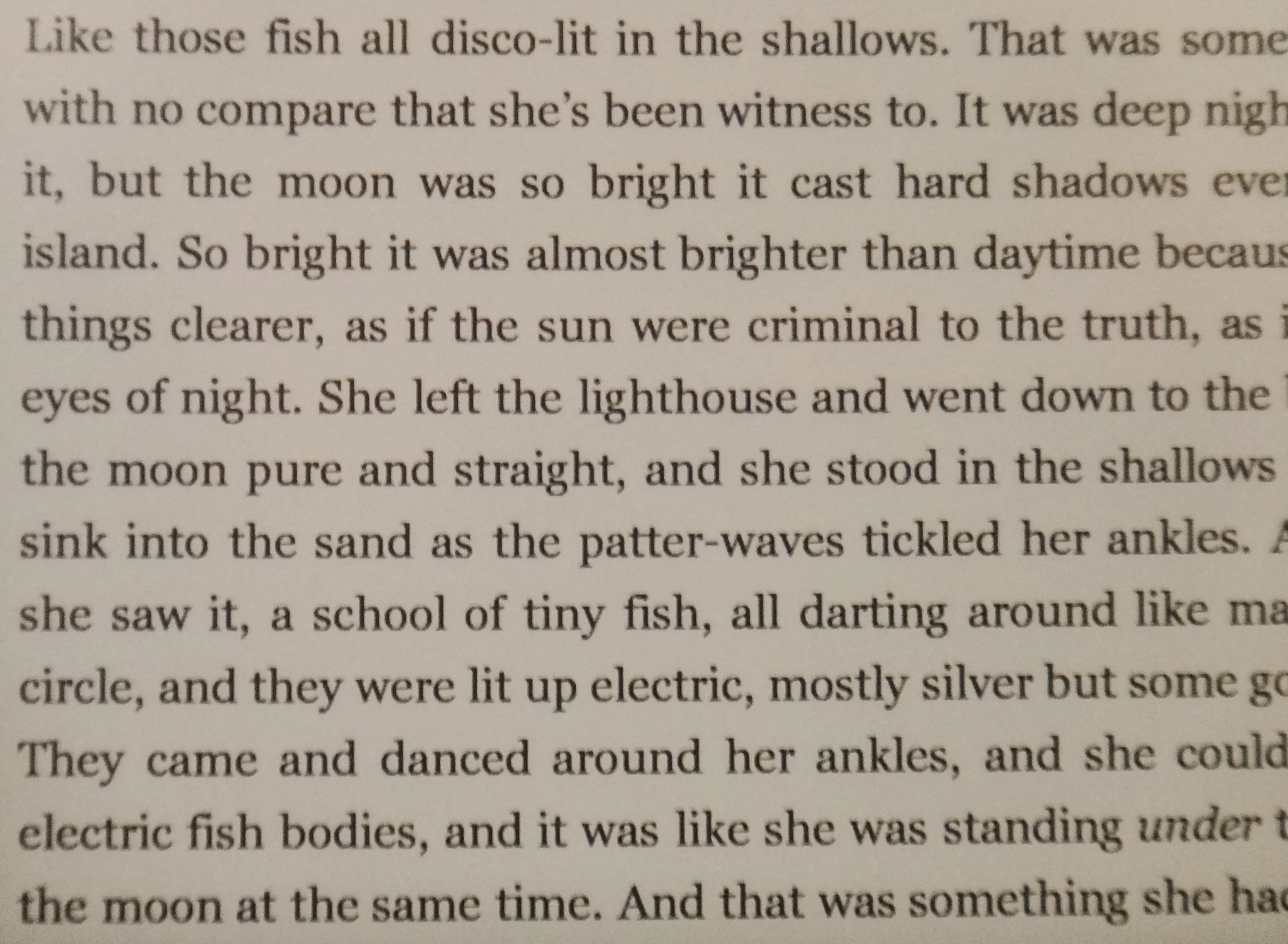 As you can imagine, the text the e-reader displays is just as sharp, if not sharper, than a high-quality paperback