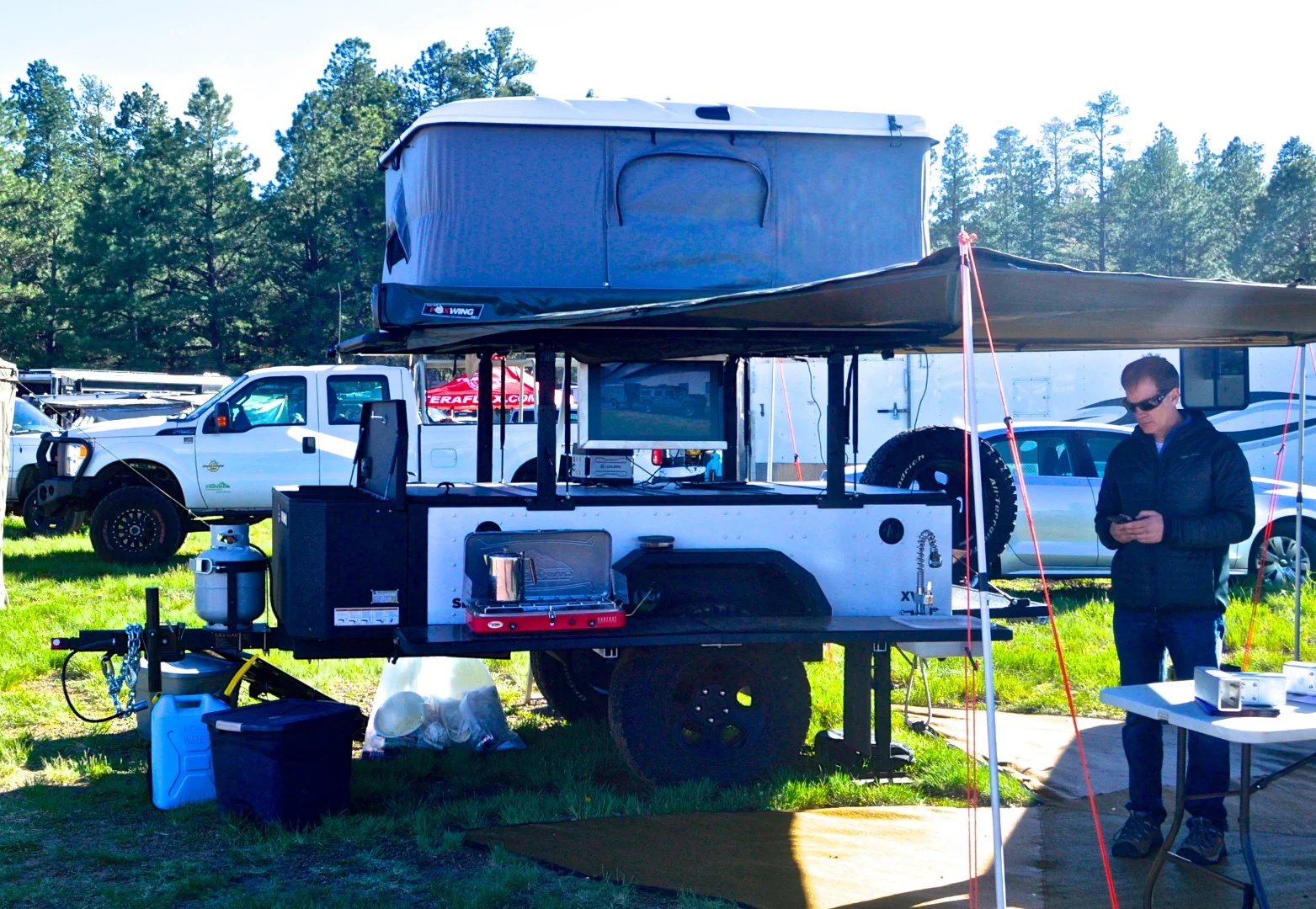 A Schutt Xventure XV-2 trailer