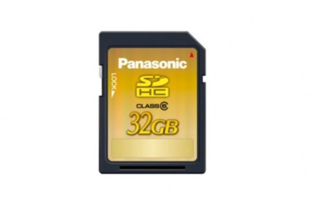 Panasonic's 32GB SDHC card