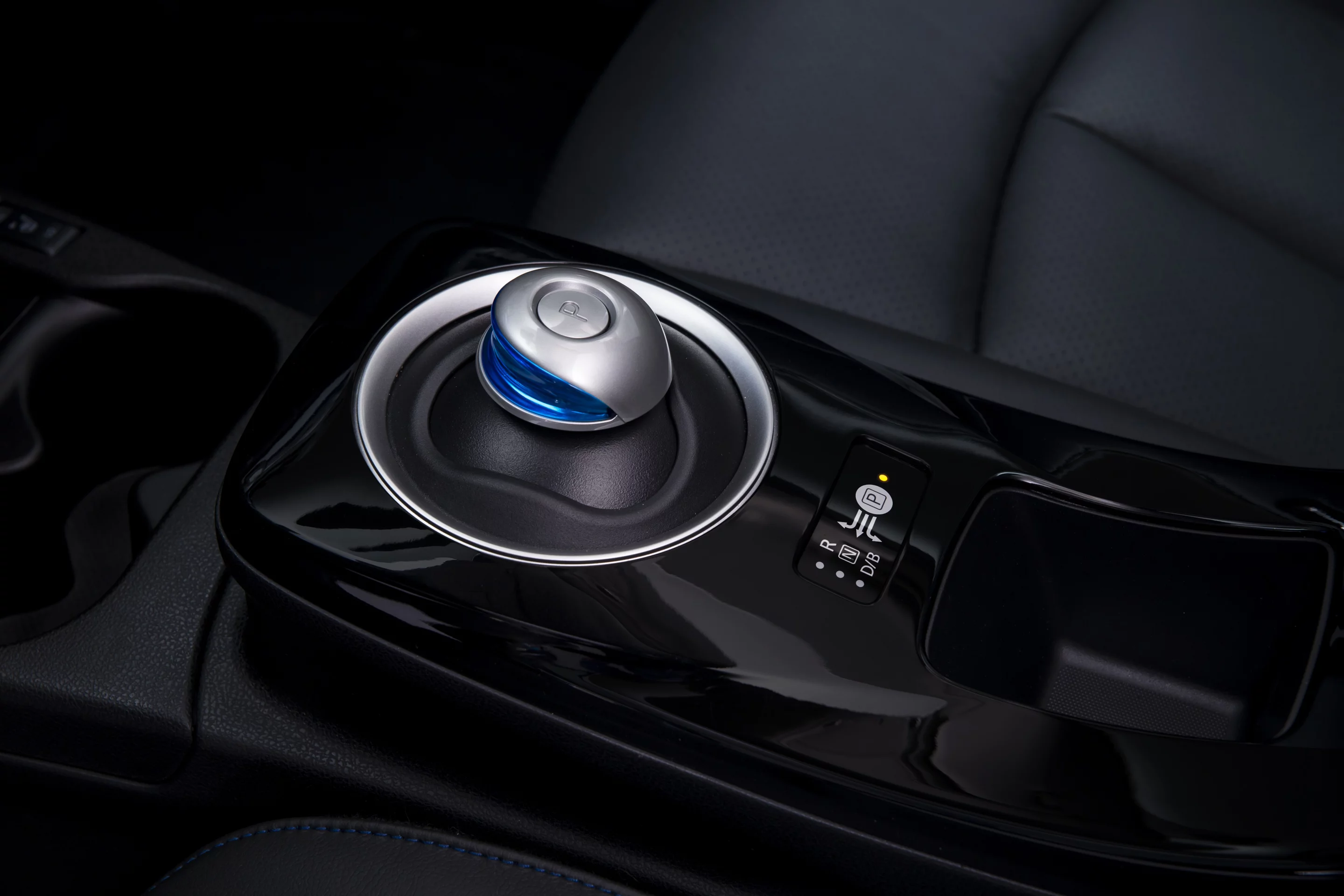New transmission B setting increases regenerative braking, while Eco button extends driving range
