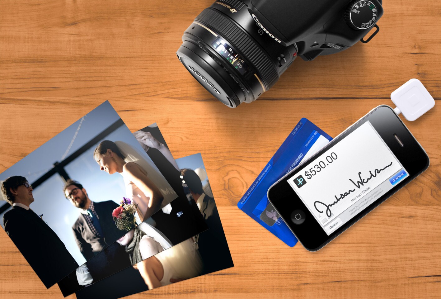 Square is a card reader and app system that allows mobile devices to receive credit or debit card payments