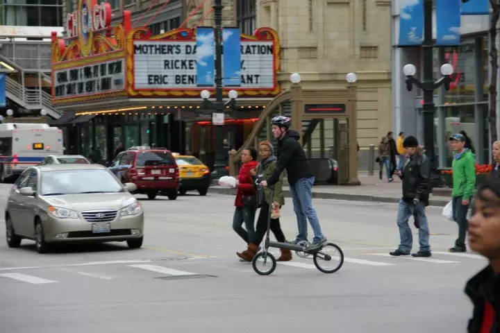 An Occam Cycle prototype, in its hometown of Chicago