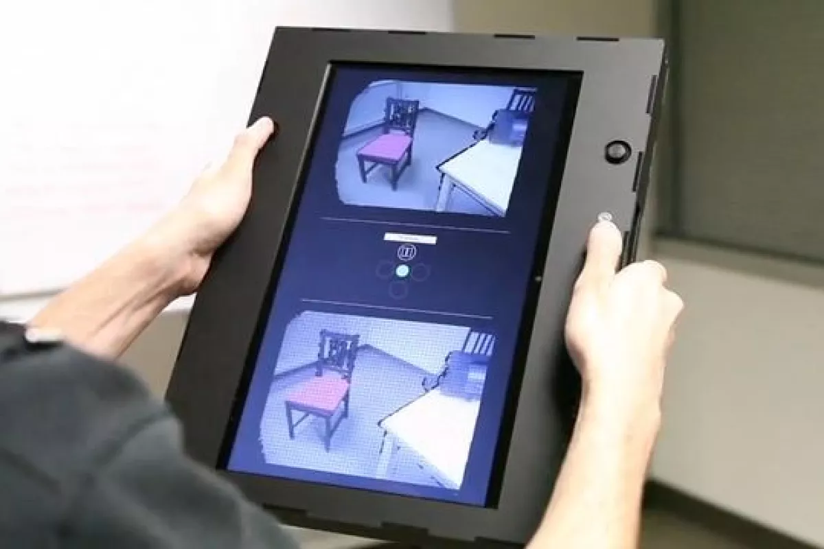 The Lynx A 3D modeling camera in Scene Modeling mode