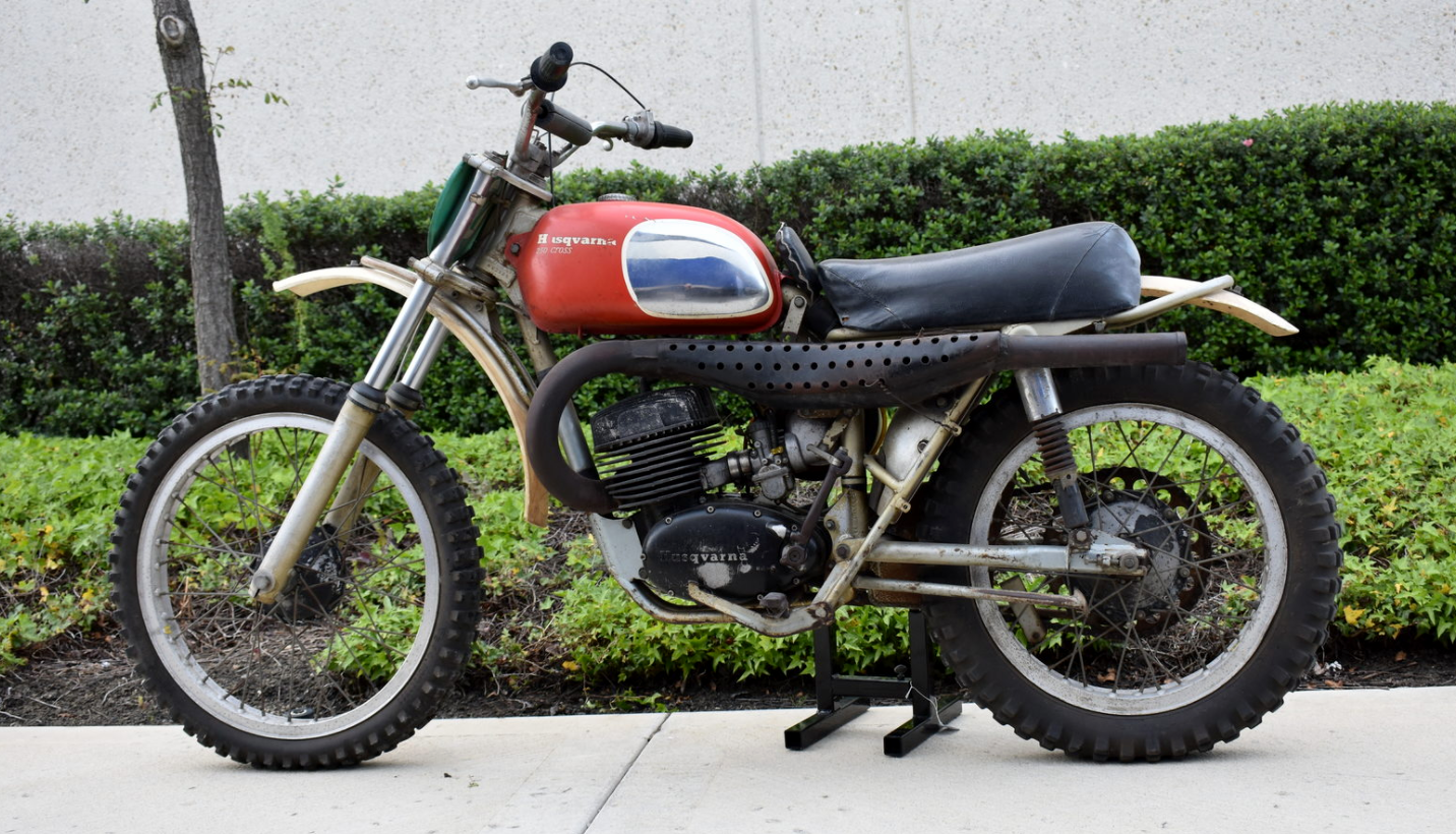 This 1970 Husqvarna 250 Motocross was owned by legendary cult film maker Bruce Brown, the man who gave us such classics as On any Sunday and The Endless Summer.