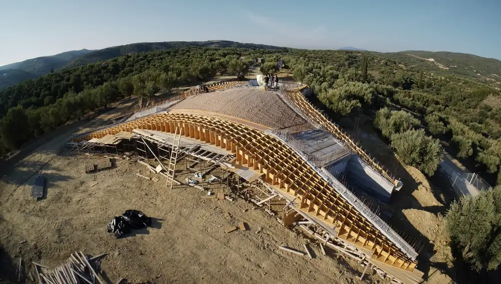 Villa Ypsilon under construction