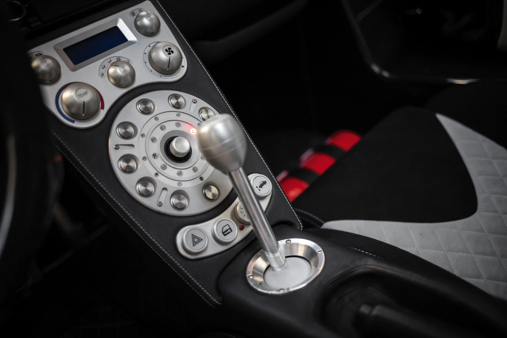 Lot 122 was a 2008 Koenigsegg CCXR. It was expected to sell for between $900,000 and $1,300,000 and sold for $825,000. As it was the first of this model to appear at auction, it set an inaugural world model record.