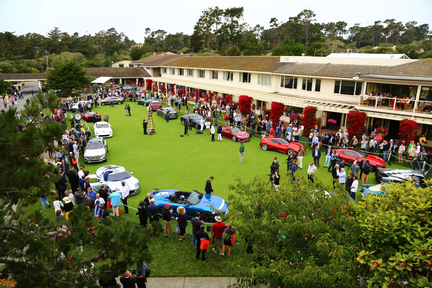 The 2013 Pebble Beach Concours d'Elegance concept lawn included both North American and World model debuts (Photo: Angus MacKenzie/Gizmag.com)