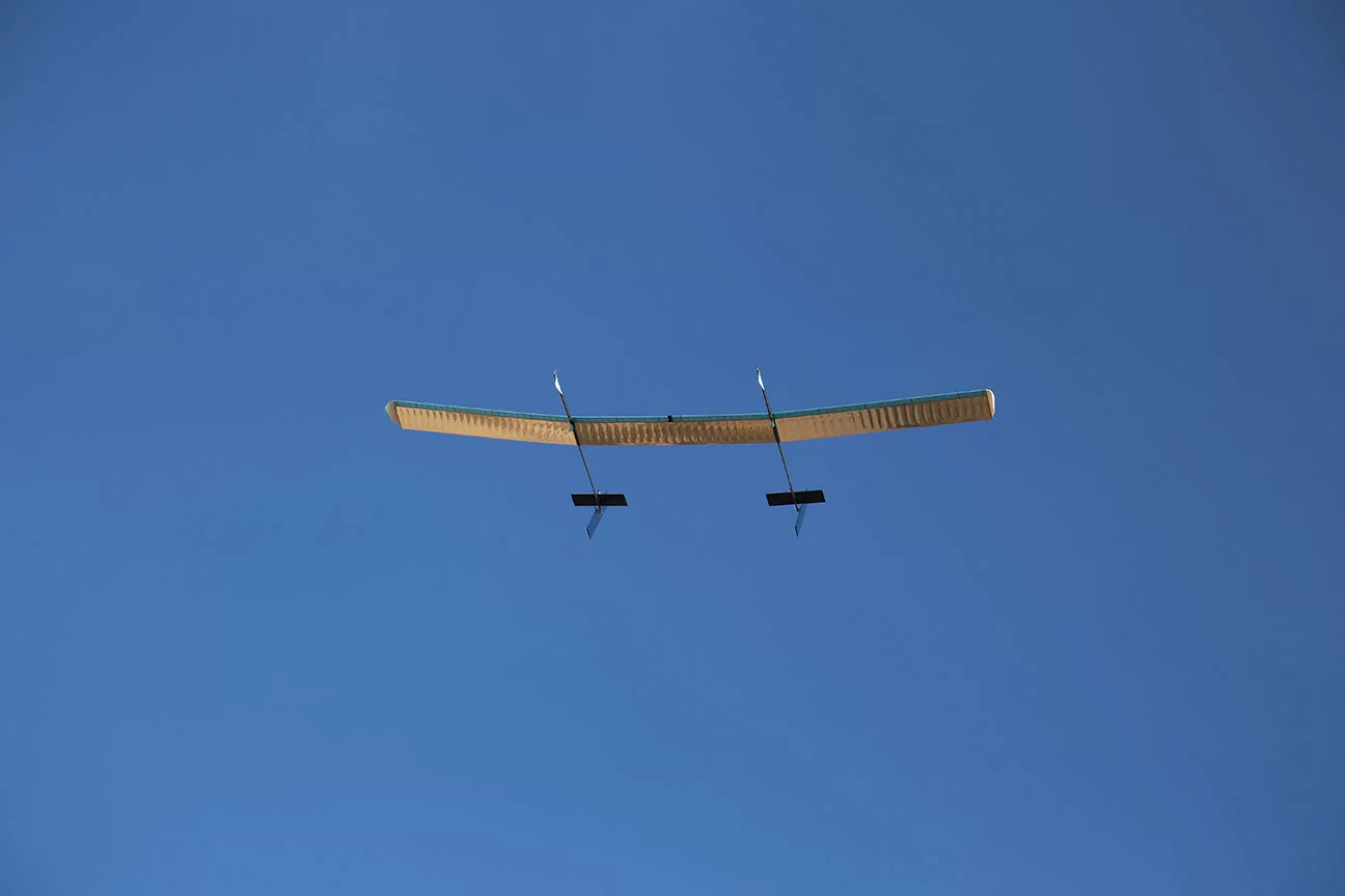 The Astigan A3 in flight