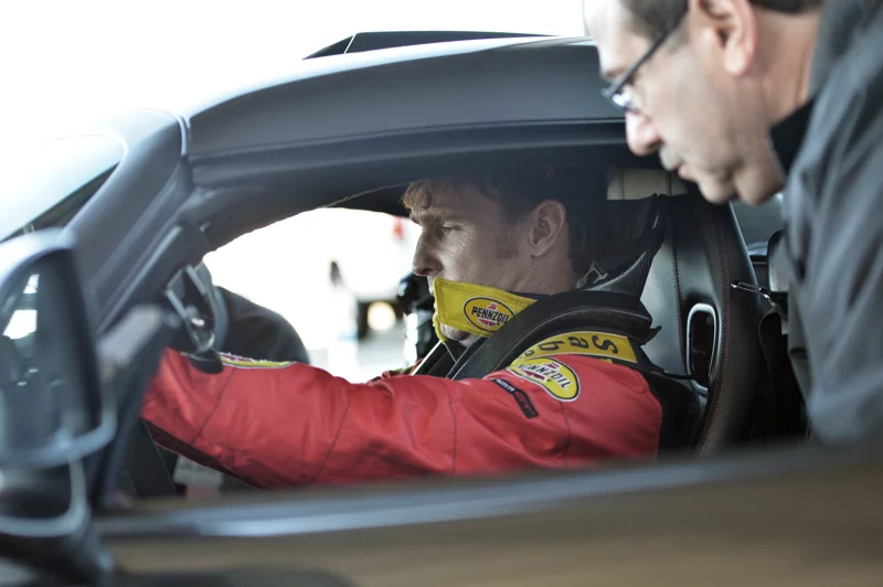 Hennessey Venom GT driver Brian Smith