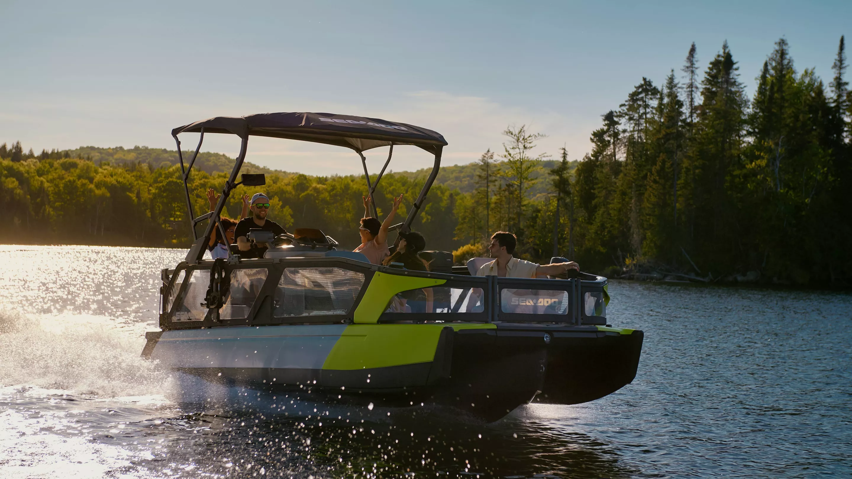 The 2022 Sea-Doo Switch Sport charges ahead