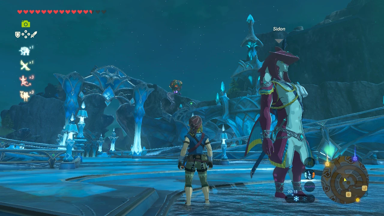 Here's where we found the Fang and Bone in Zora's Domain