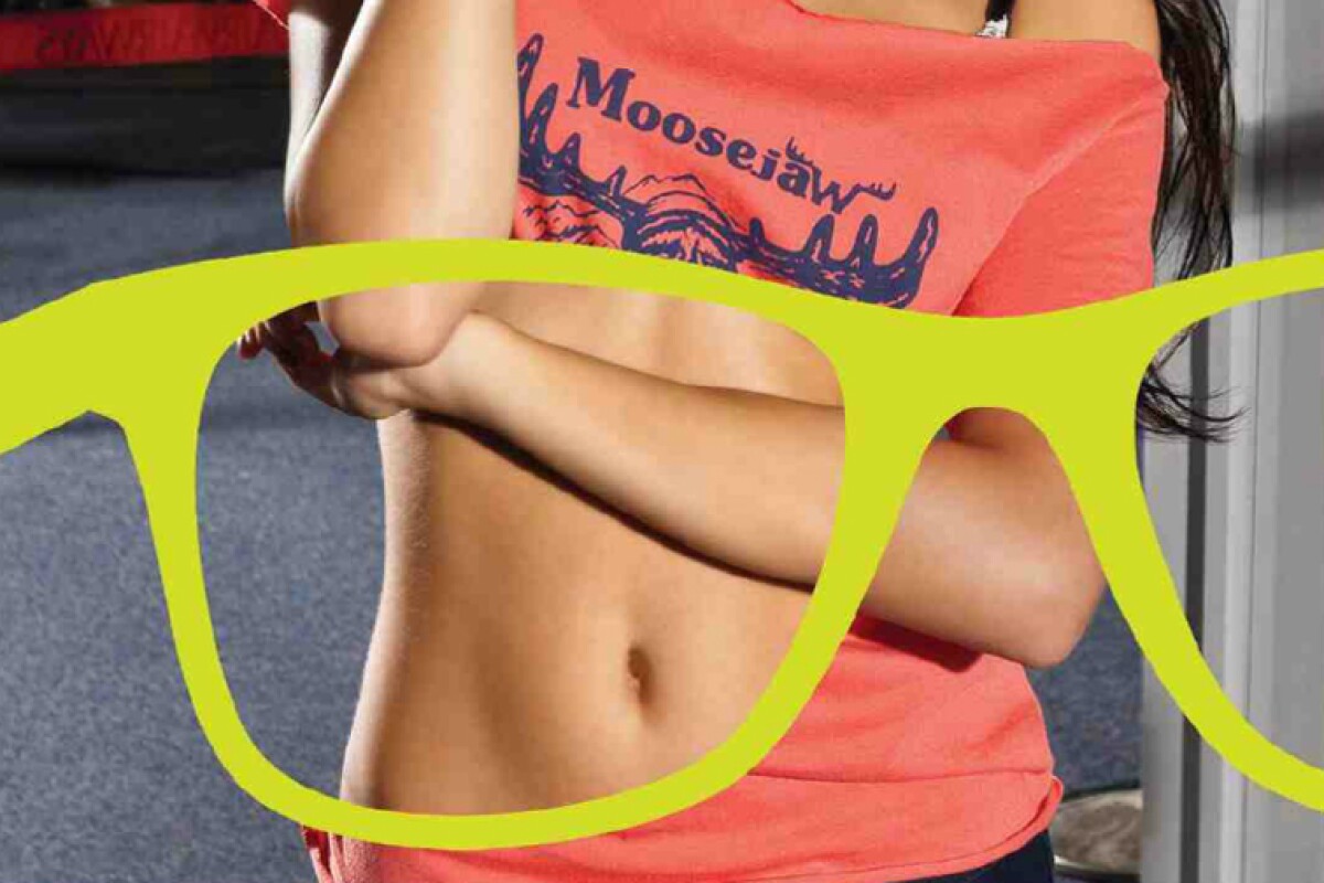 Augmented reality app lets you see through catalog models' clothing