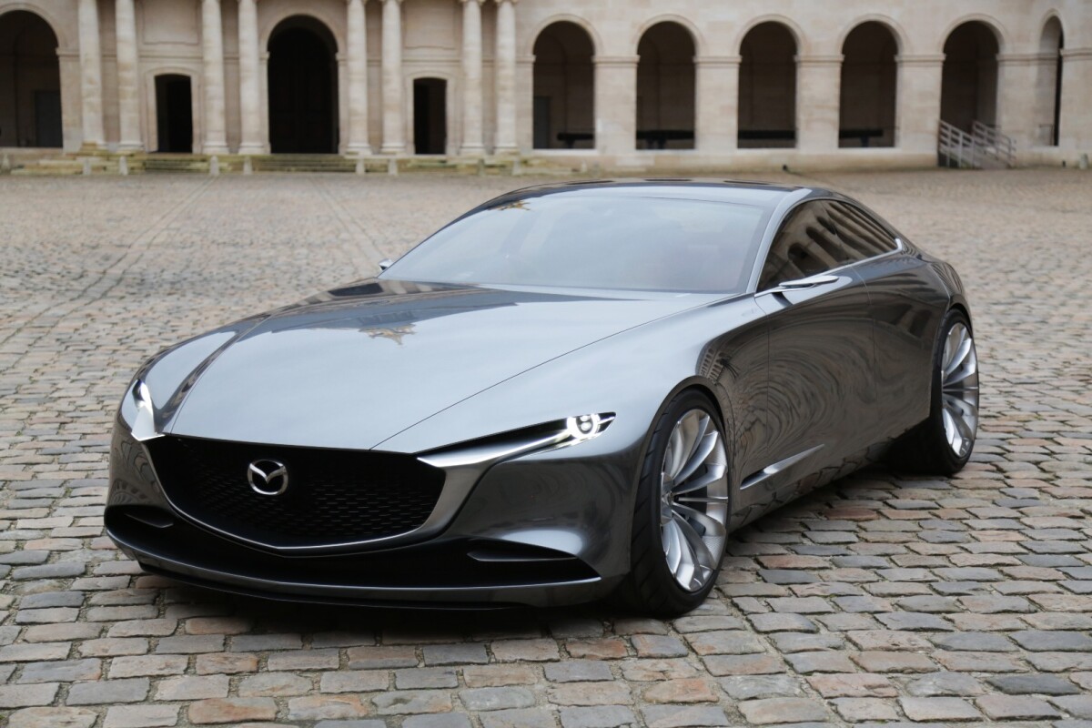 The winner of the "Concept Car of the Year" at the 11th-annual Car Design Night on March 6, 2018: Mazda's Vision Coupe.