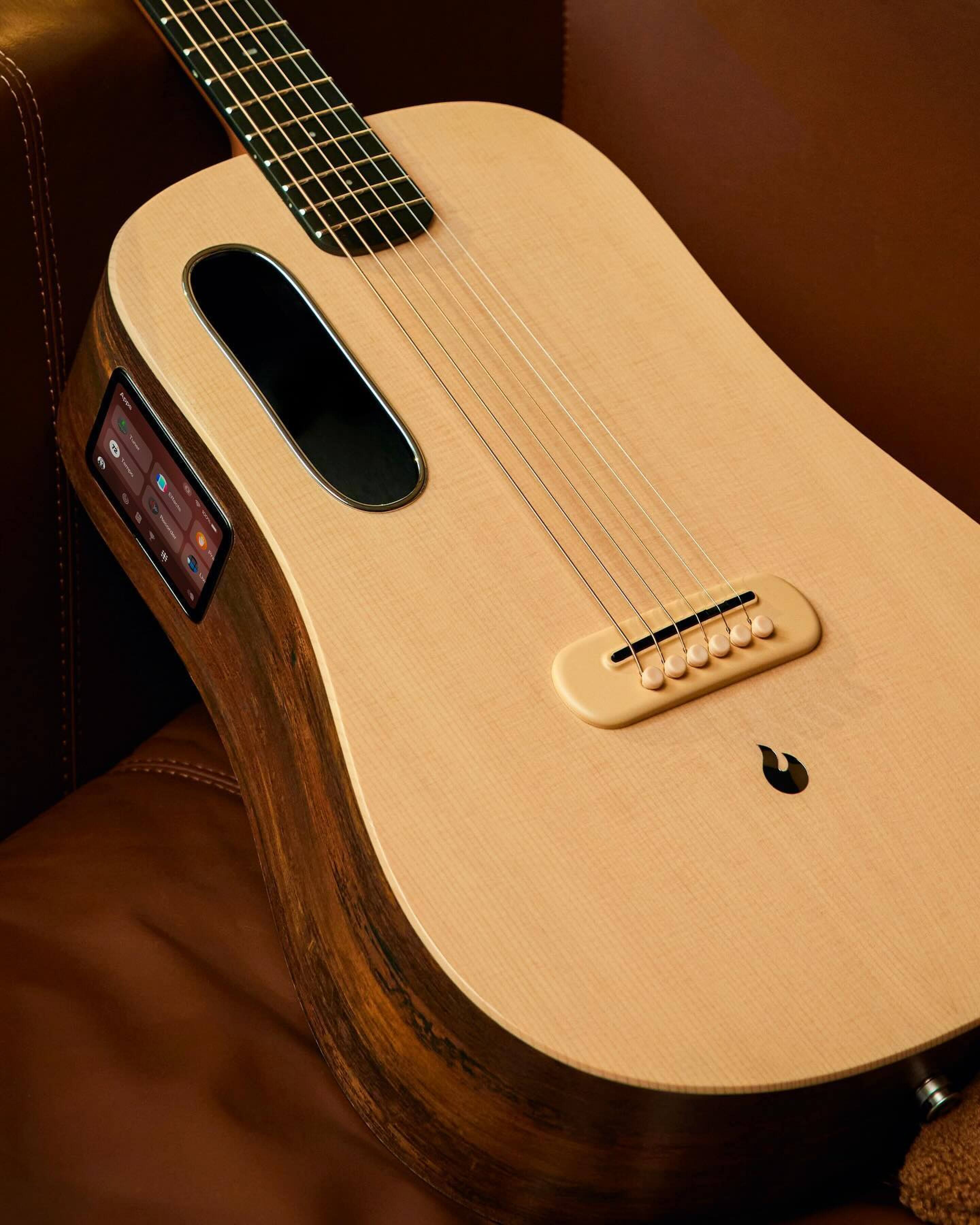 Lava updates oddly-shaped carbon smart guitar, adds new options