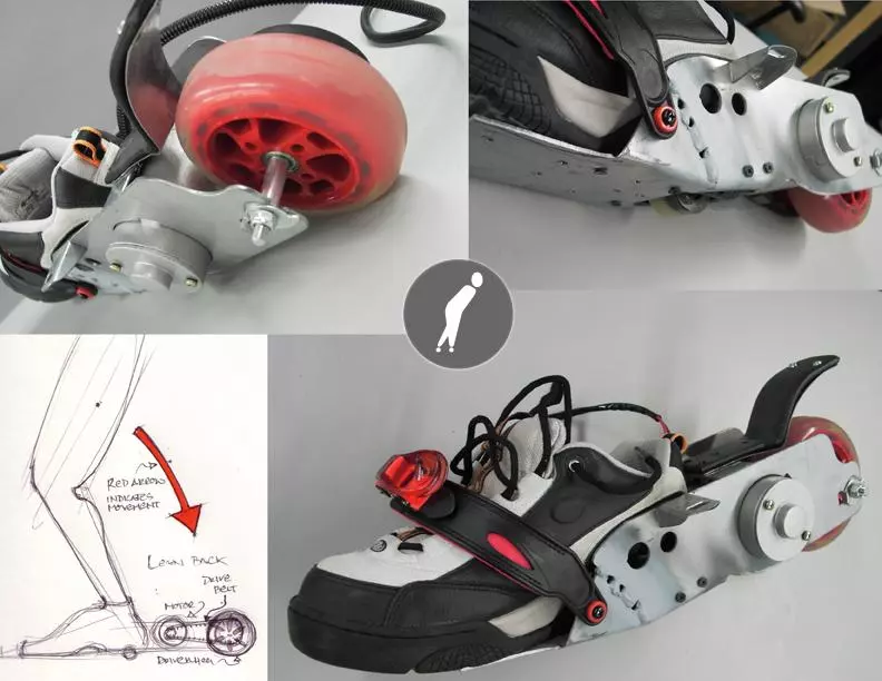 A rear-wheel propulsion prototype