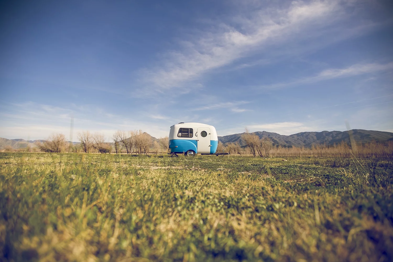 The Happier Camper HC1 travel trailer sports a vintage design