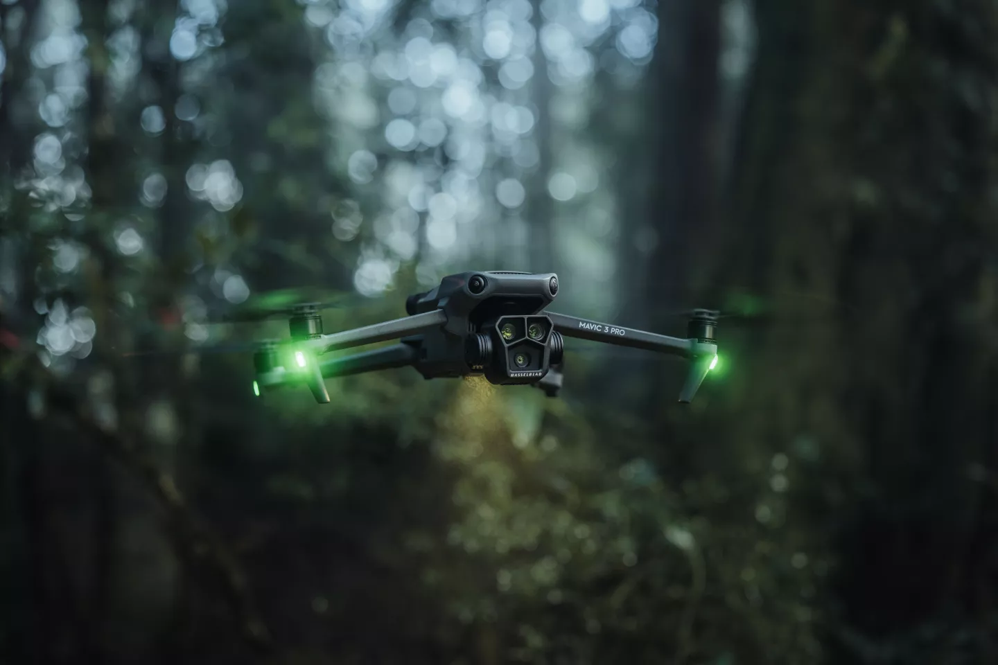 The Mavic 3 Pro's omnidirectional sensor suite caters for obstacle detection and avoidance