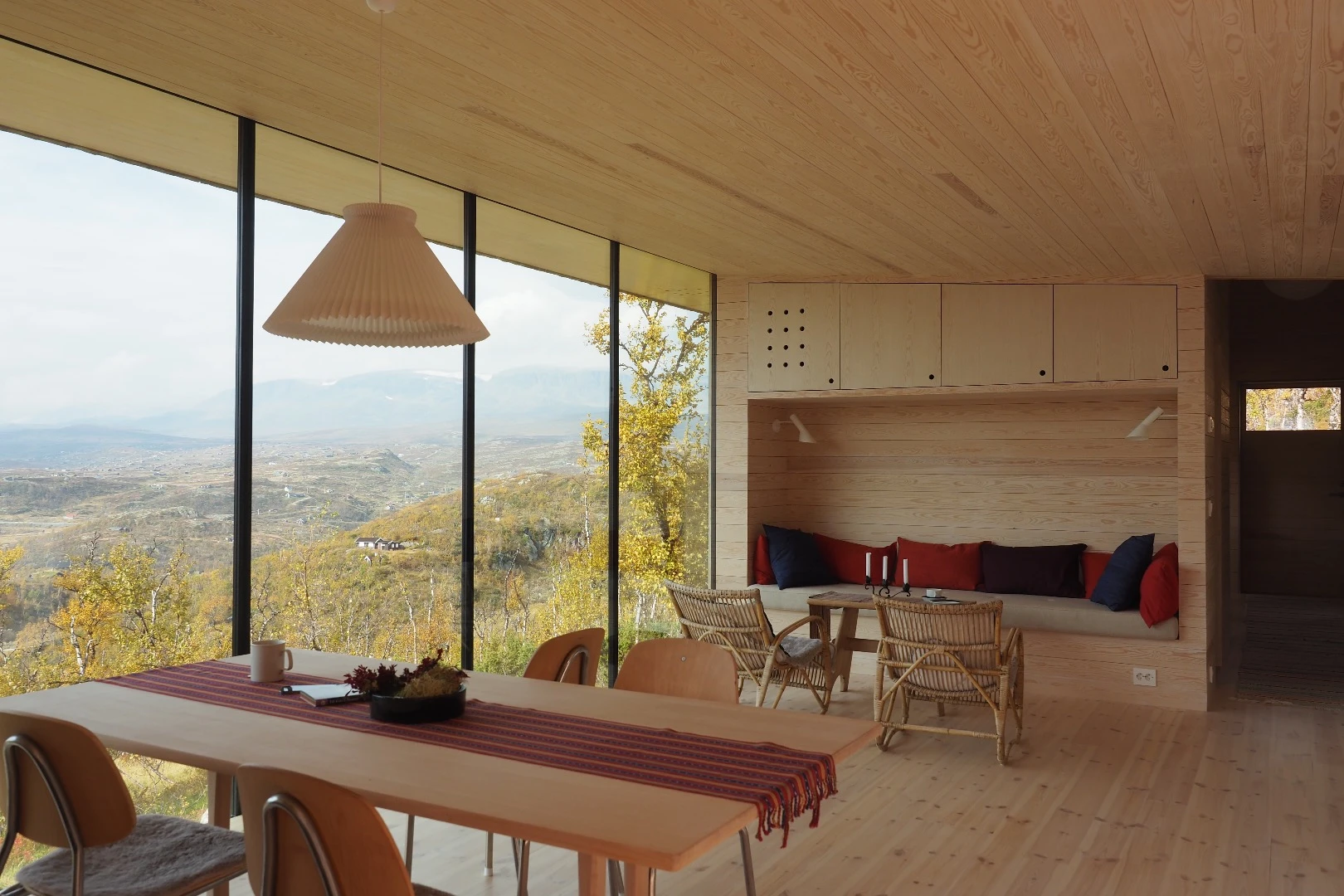 Cabin Ustaoset generous glazing makes the most of the amazing views