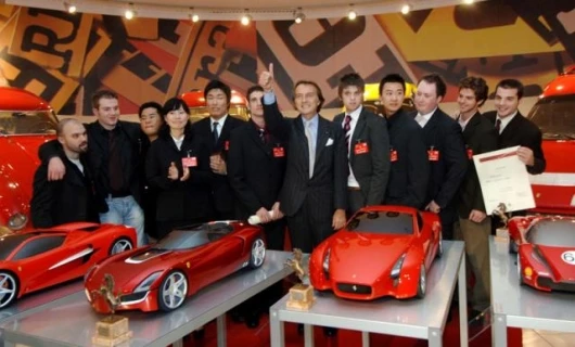 President Montezemolo with the winners