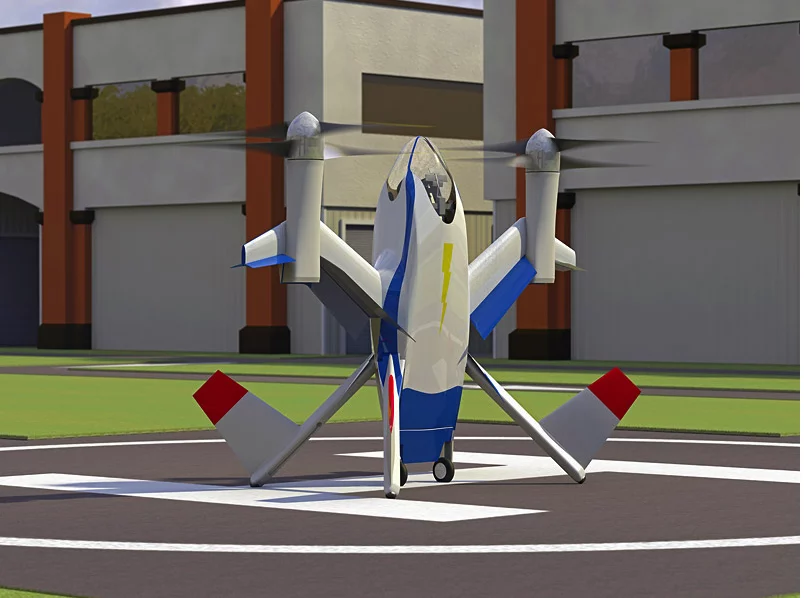 The Puffin is a vertical take-off personal air vehicle concept (Image: NASA)