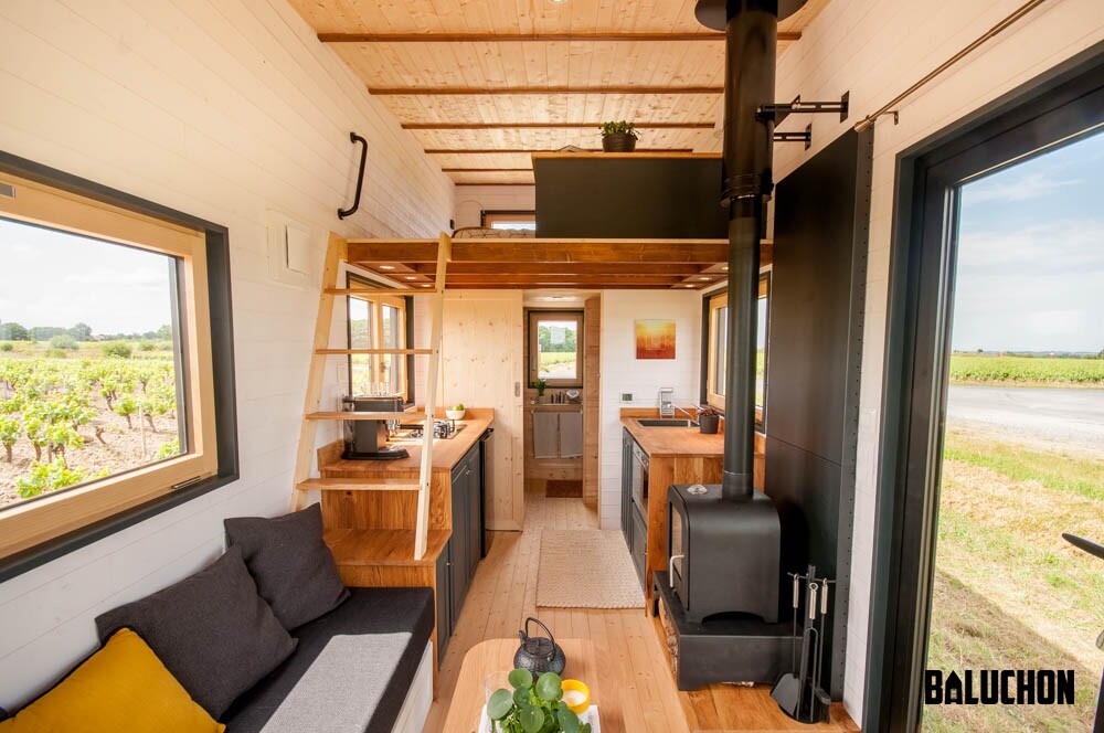 Tiny houses come small and, well, less small, and French purveyor of teeny towable homes Baluchon tends to focus on the former