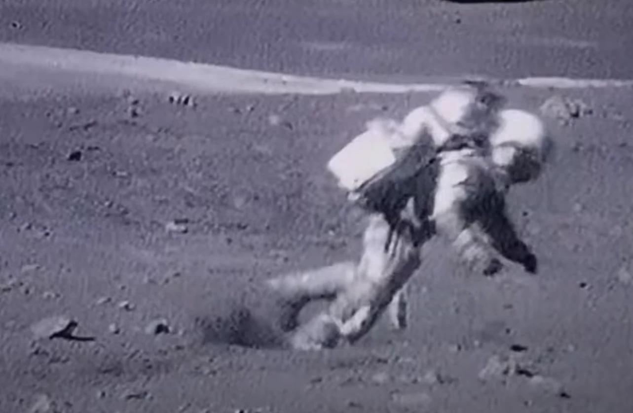 Watching lunar astronauts faceplanting is endlessly amusing