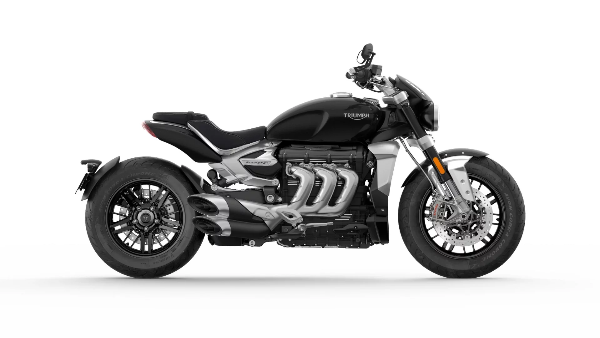 The 2020 Triumph Rocket 3 R in Phantom Black
