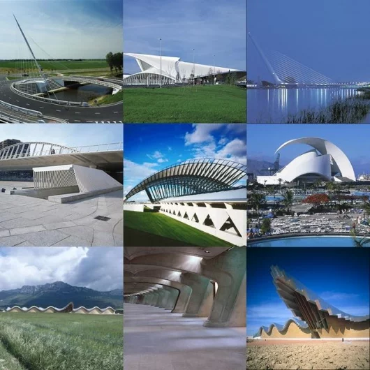 A small selection of Calatrava's work