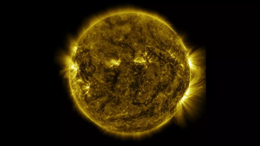 Sun as observed by NASA's Solar Dynamics Observatory