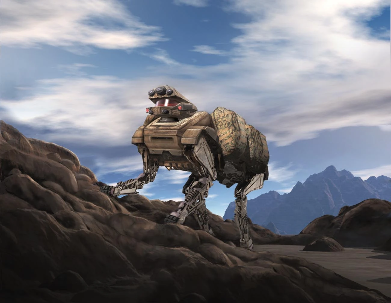 A concept illustration from Boston Dynamics shows what the LS3 may look like in the future