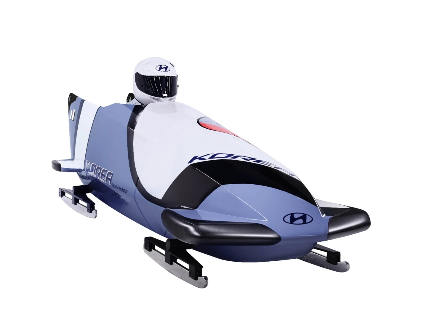 Wind tunnel aerodynamic testing was carried to minimize the air resistance of the Hyundai N Bobsleigh 2016