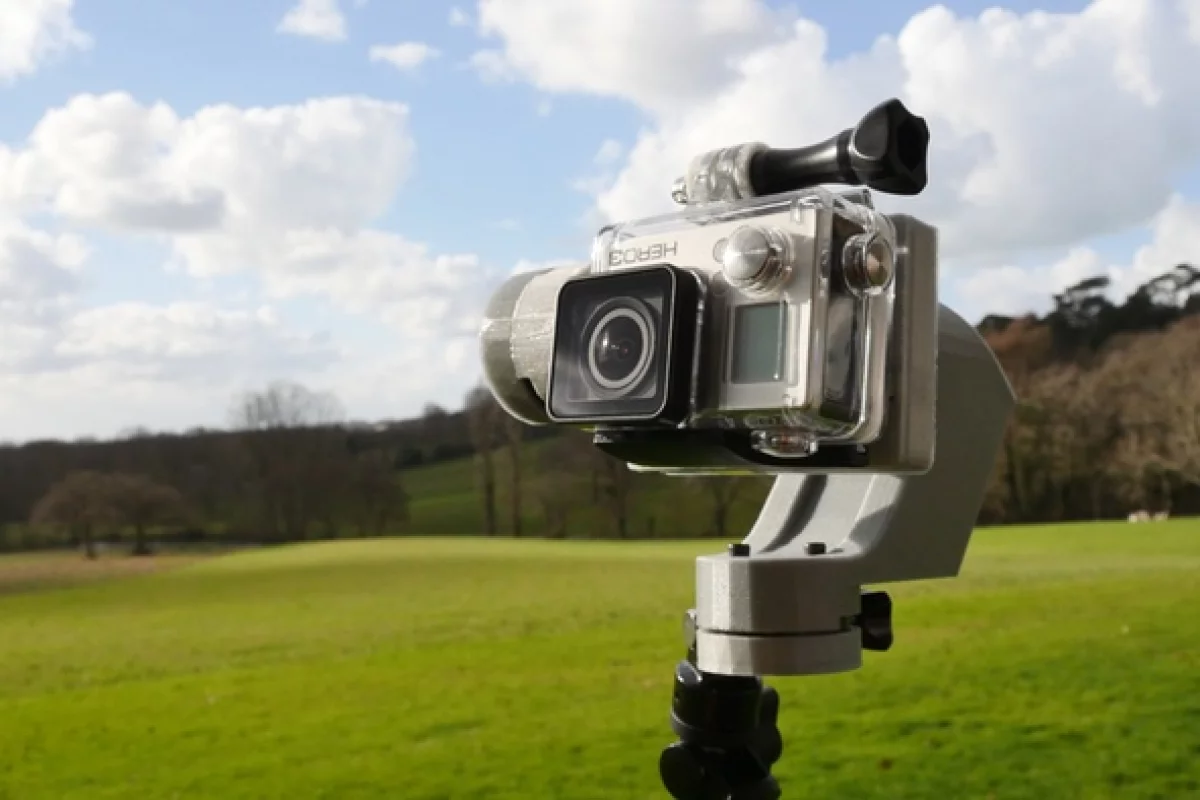 The StabCam stabilizer works with GoPro mounts