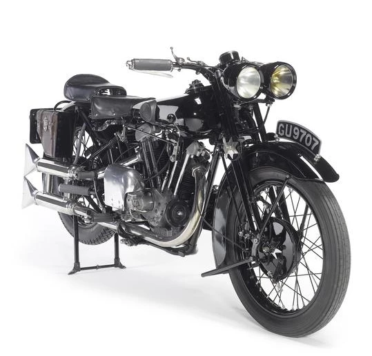 This 1929 Brough Superior Overhead 680 sold for GBP 93,900 (US$150,155) at Bonhams’ October, 2010, Stafford sale