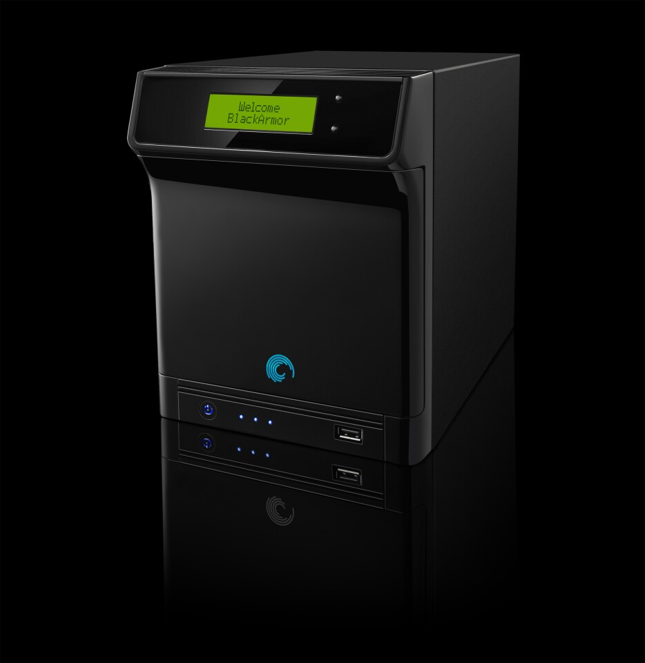 The 12TB BlackArmor NAS 440 network storage serve from Seagate
