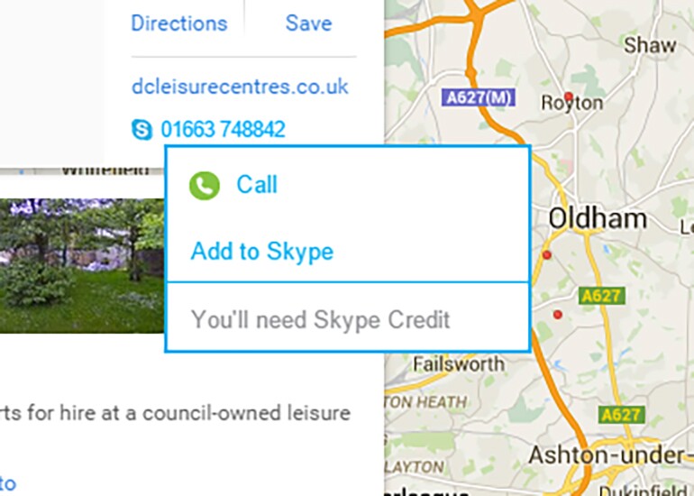 The Click to Call plugin brings Skype to the web